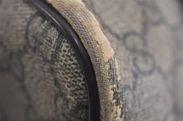 Authentic GUCCI 2Way Shoulder Hand Bag GG PVC Leather 353440 Brown 1278J