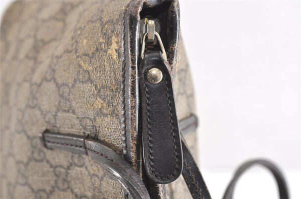 Authentic GUCCI 2Way Shoulder Hand Bag GG PVC Leather 353440 Brown 1278J