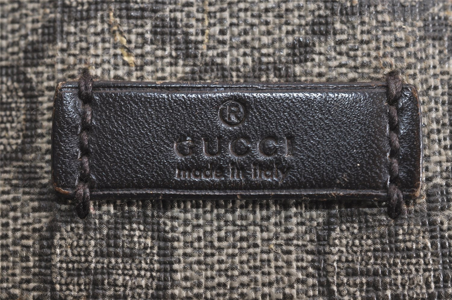 Authentic GUCCI 2Way Shoulder Hand Bag GG PVC Leather 353440 Brown 1278J