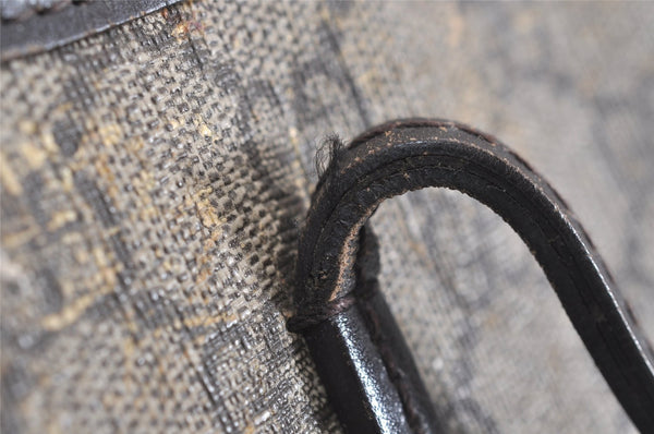 Authentic GUCCI 2Way Shoulder Hand Bag GG PVC Leather 353440 Brown 1278J