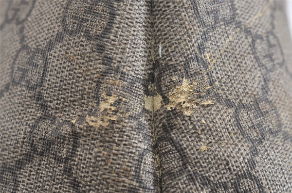 Authentic GUCCI 2Way Shoulder Hand Bag GG PVC Leather 353440 Brown 1278J