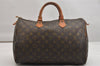 Authentic Louis Vuitton Monogram Speedy 35 Hand Boston Bag Old Model LV 1280K