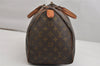 Authentic Louis Vuitton Monogram Speedy 35 Hand Boston Bag Old Model LV 1280K