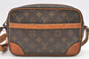 Authentic Louis Vuitton Monogram Trocadero 23 Shoulder Cross Bag M51276 LV 1283K