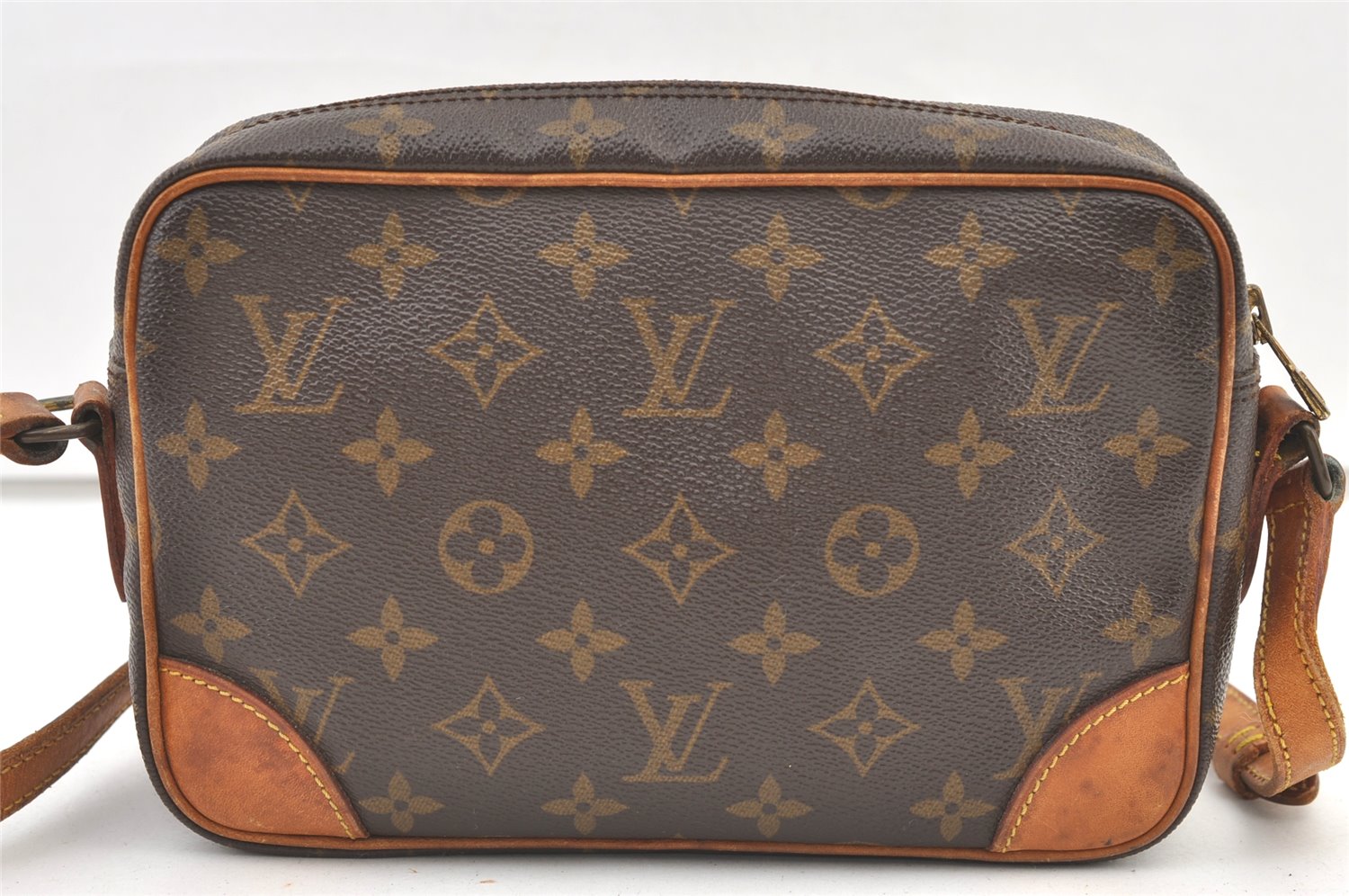 Authentic Louis Vuitton Monogram Trocadero 23 Shoulder Cross Bag M51276 LV 1283K