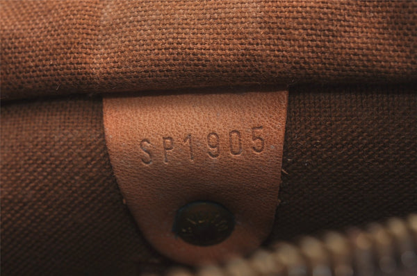 Authentic Louis Vuitton Monogram Speedy 25 Boston Hand Bag M41528 LV 1284I