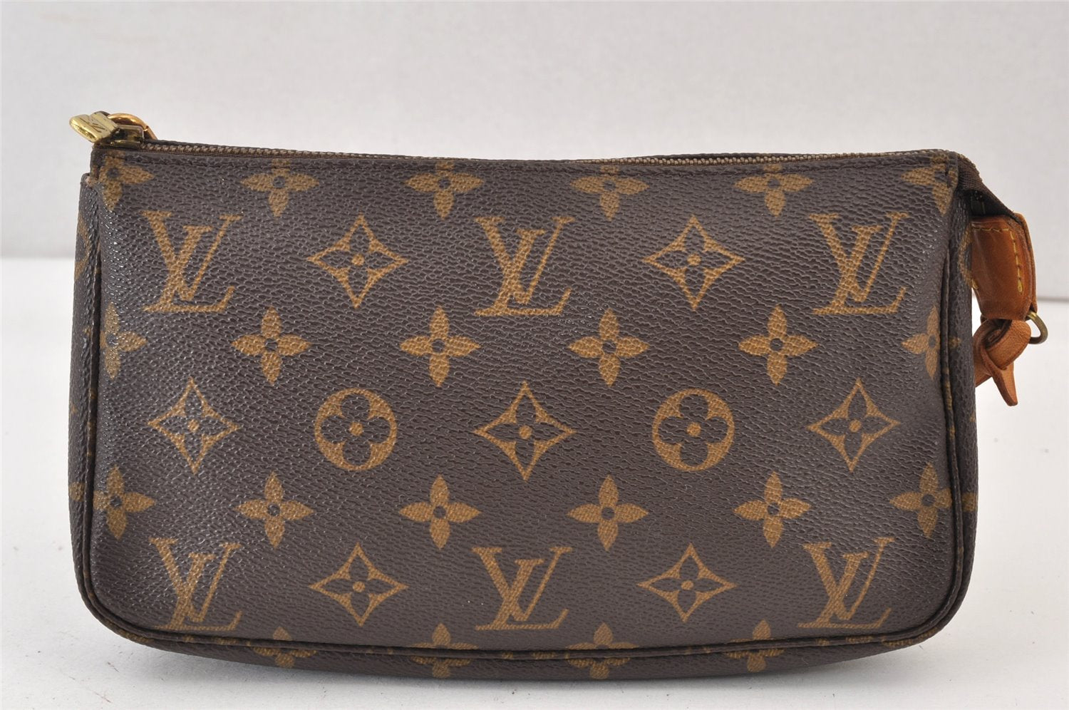 Authentic Louis Vuitton Monogram Pochette Accessoires Pouch M51980 LV 1284K