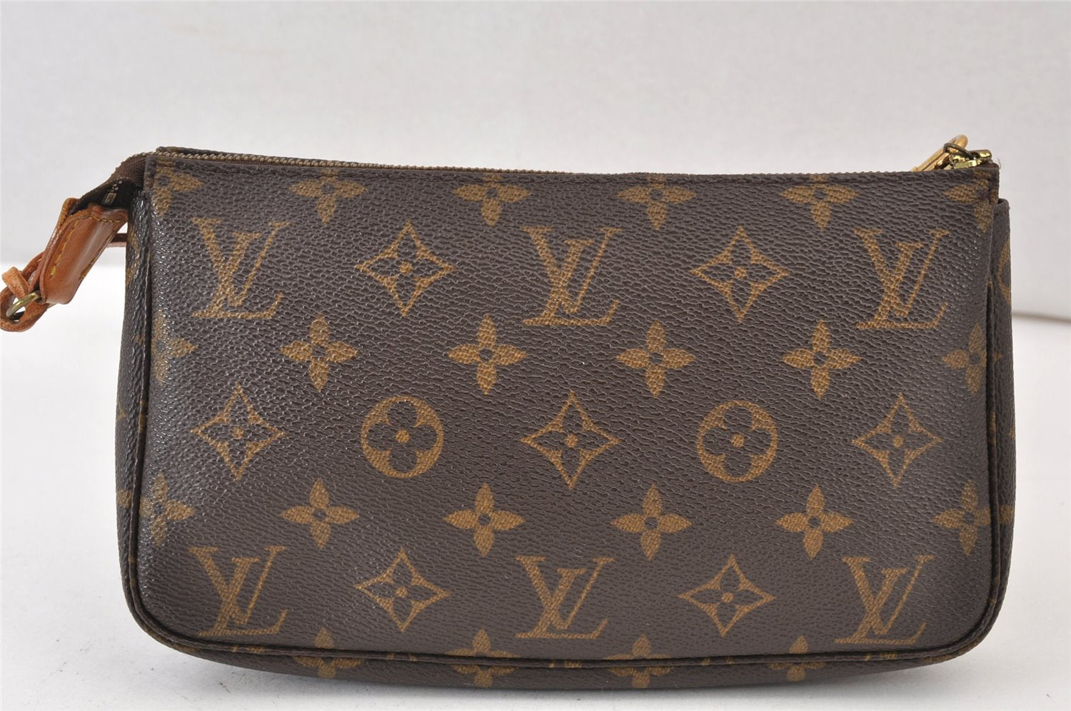 Authentic Louis Vuitton Monogram Pochette Accessoires Pouch M51980 LV 1284K