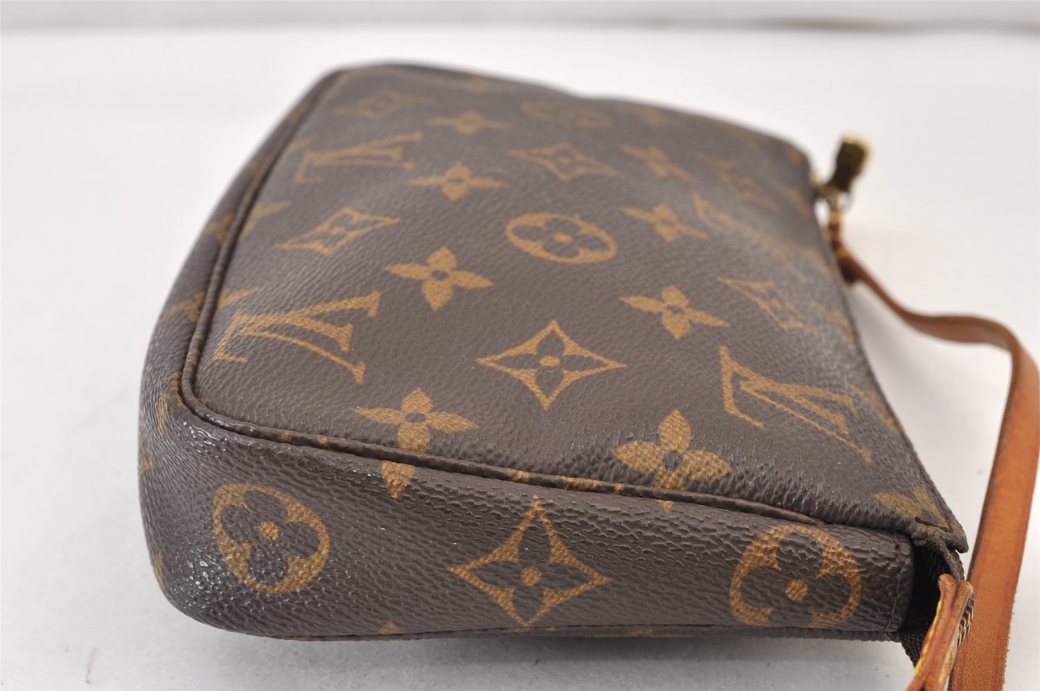 Authentic Louis Vuitton Monogram Pochette Accessoires Pouch M51980 LV 1284K