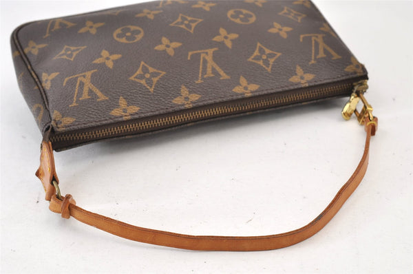 Authentic Louis Vuitton Monogram Pochette Accessoires Pouch M51980 LV 1284K