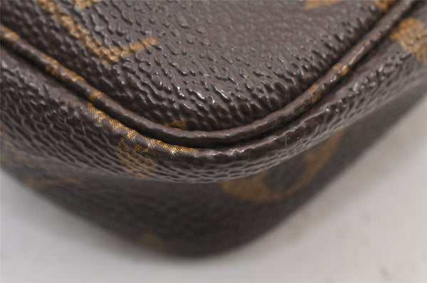 Authentic Louis Vuitton Monogram Pochette Accessoires Pouch M51980 LV 1284K