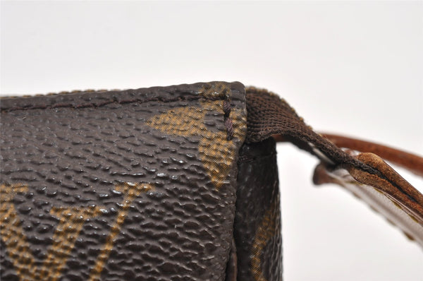 Authentic Louis Vuitton Monogram Pochette Accessoires Pouch M51980 LV 1284K