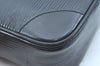 Authentic Louis Vuitton Epi Danube Shoulder Cross Bag Black M45632 LV 1285I