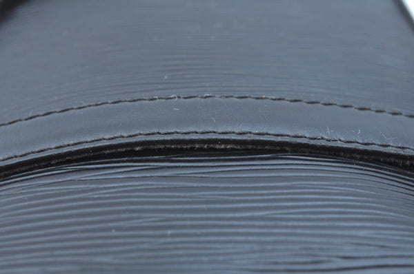 Authentic Louis Vuitton Epi Danube Shoulder Cross Bag Black M45632 LV 1285I