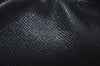 Authentic Louis Vuitton Epi Danube Shoulder Cross Bag Black M45632 LV 1285I