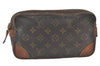 Authentic Louis Vuitton Monogram Marly Dragonne PM M51827 Clutch Hand Bag 1285K