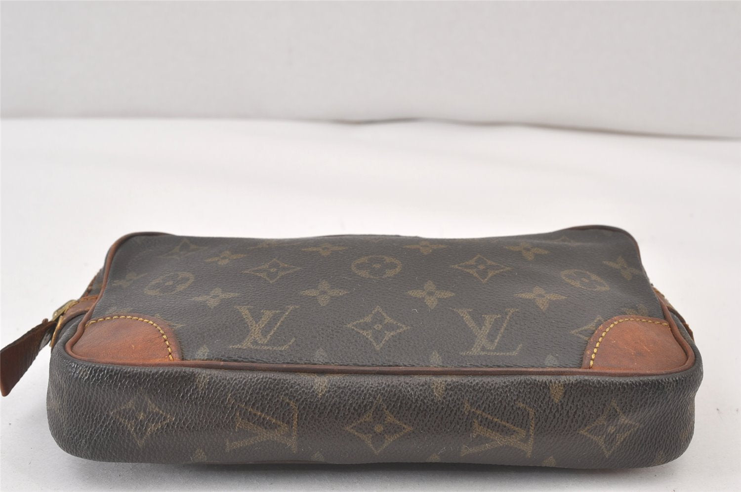Authentic Louis Vuitton Monogram Marly Dragonne PM M51827 Clutch Hand Bag 1285K