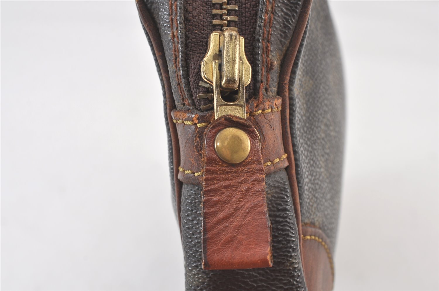 Authentic Louis Vuitton Monogram Marly Dragonne PM M51827 Clutch Hand Bag 1285K