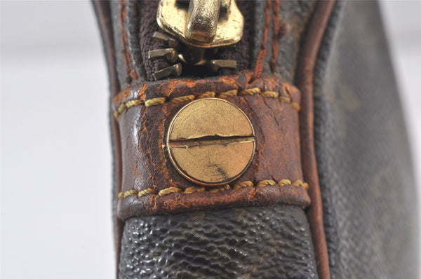 Authentic Louis Vuitton Monogram Marly Dragonne PM M51827 Clutch Hand Bag 1285K