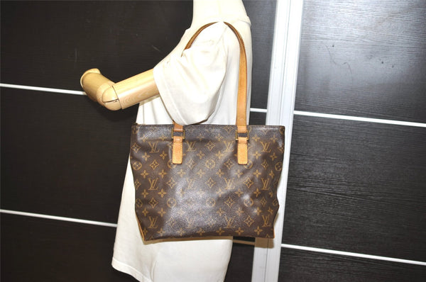 Authentic Louis Vuitton Monogram Cabas Piano Shoulder Tote Bag M51148 LV 1286I
