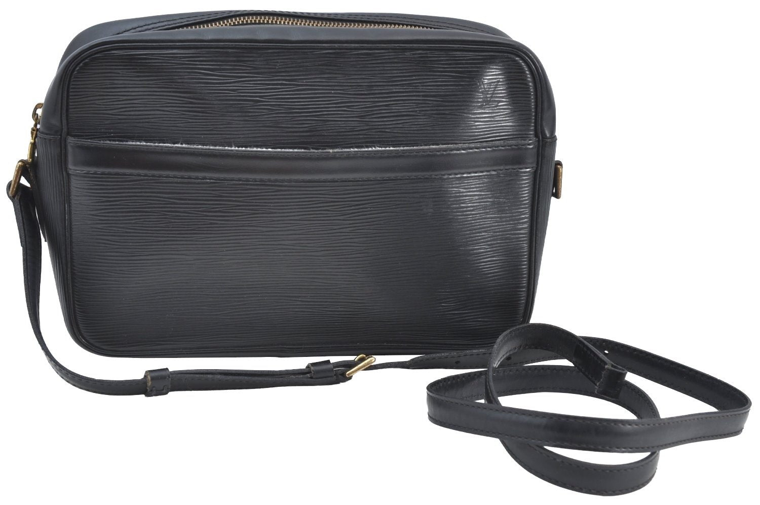 Auth Louis Vuitton Epi Trocadero 27 Shoulder Cross Bag Black M52302 Junk 1287I
