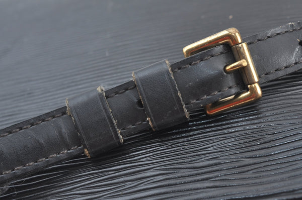 Auth Louis Vuitton Epi Trocadero 27 Shoulder Cross Bag Black M52302 Junk 1287I