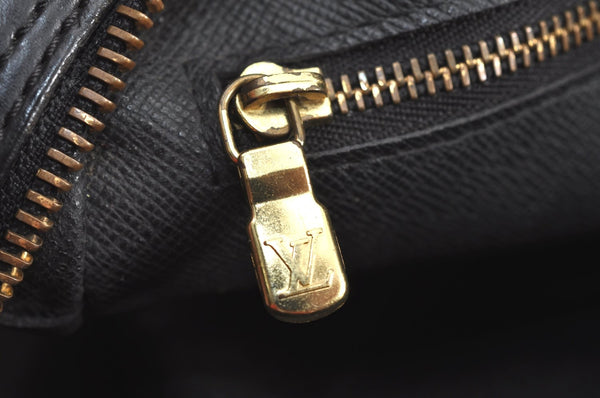 Auth Louis Vuitton Epi Trocadero 27 Shoulder Cross Bag Black M52302 Junk 1287I