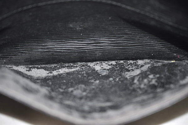 Auth Louis Vuitton Epi Trocadero 27 Shoulder Cross Bag Black M52302 Junk 1287I