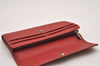 Auth Louis Vuitton Epi Pochette Porte Monnaie Credit Wallet Red M63577 LV 1287J