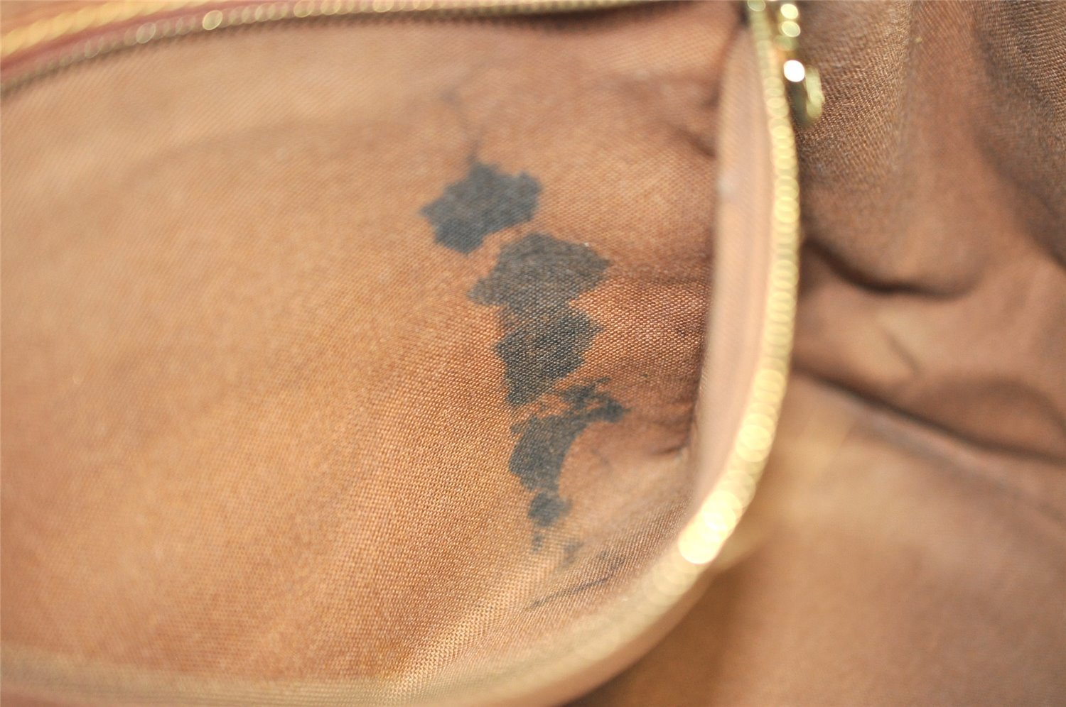 Authentic Louis Vuitton Damier Columbine 100 ANS Shoulder Bag N99037 LV 1288I