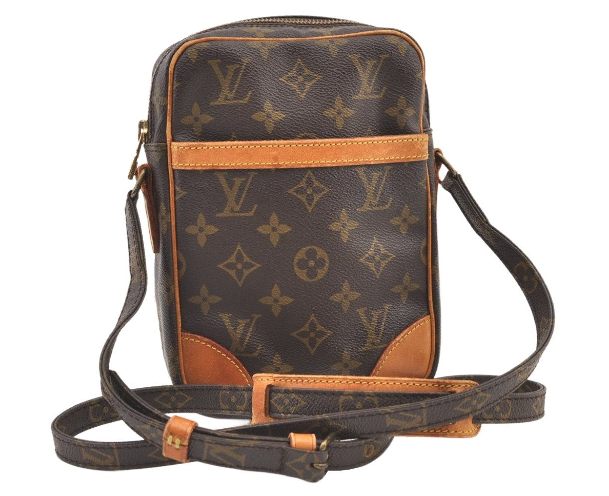 Authentic Louis Vuitton Monogram Danube Shoulder Cross Body Bag M45266 LV 1289K