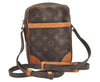 Authentic Louis Vuitton Monogram Danube Shoulder Cross Body Bag M45266 LV 1289K