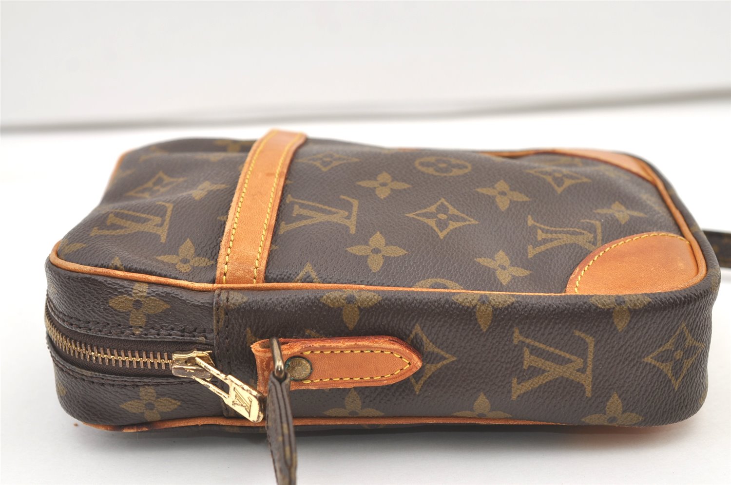 Authentic Louis Vuitton Monogram Danube Shoulder Cross Body Bag M45266 LV 1289K