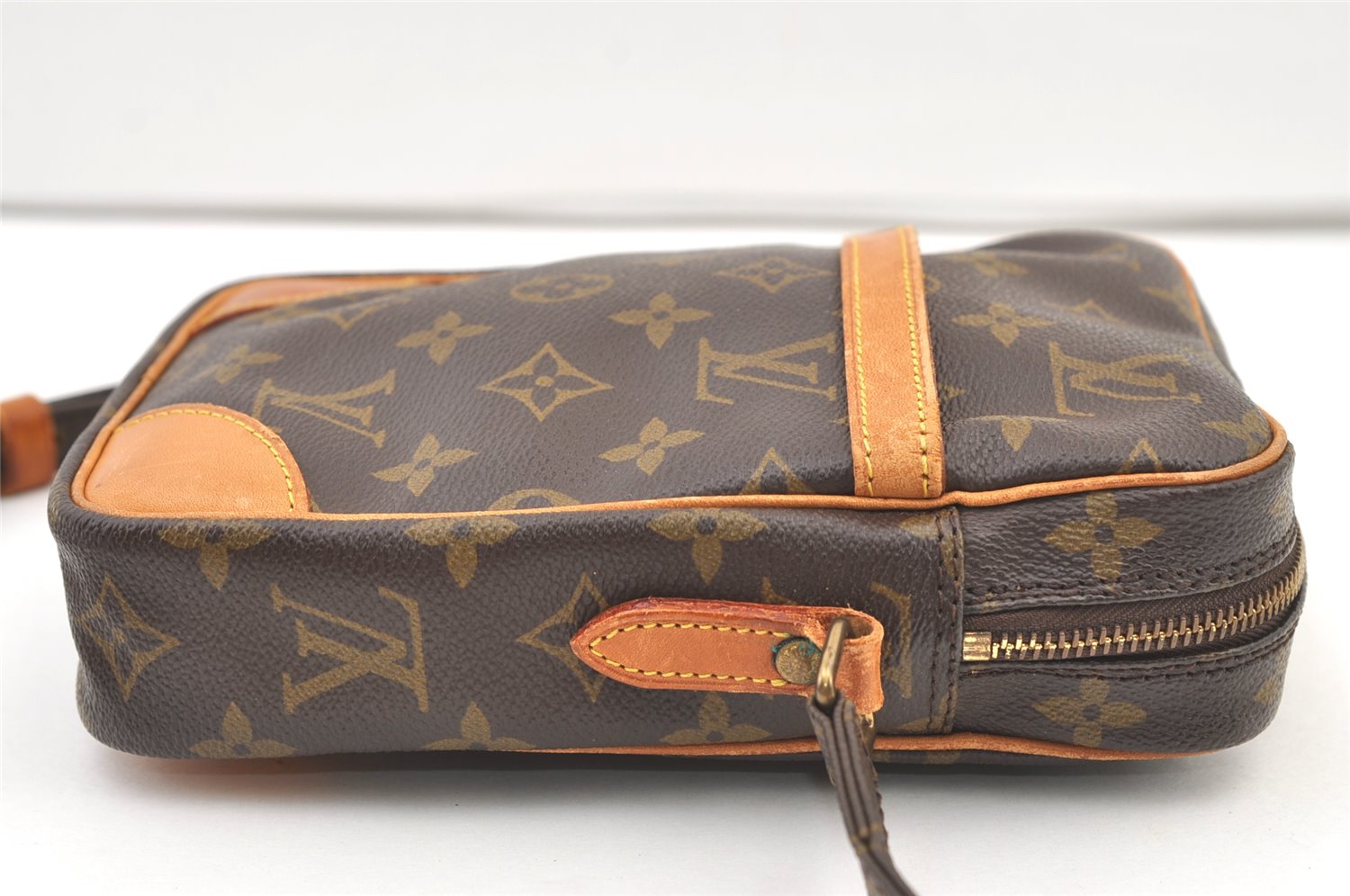 Authentic Louis Vuitton Monogram Danube Shoulder Cross Body Bag M45266 LV 1289K