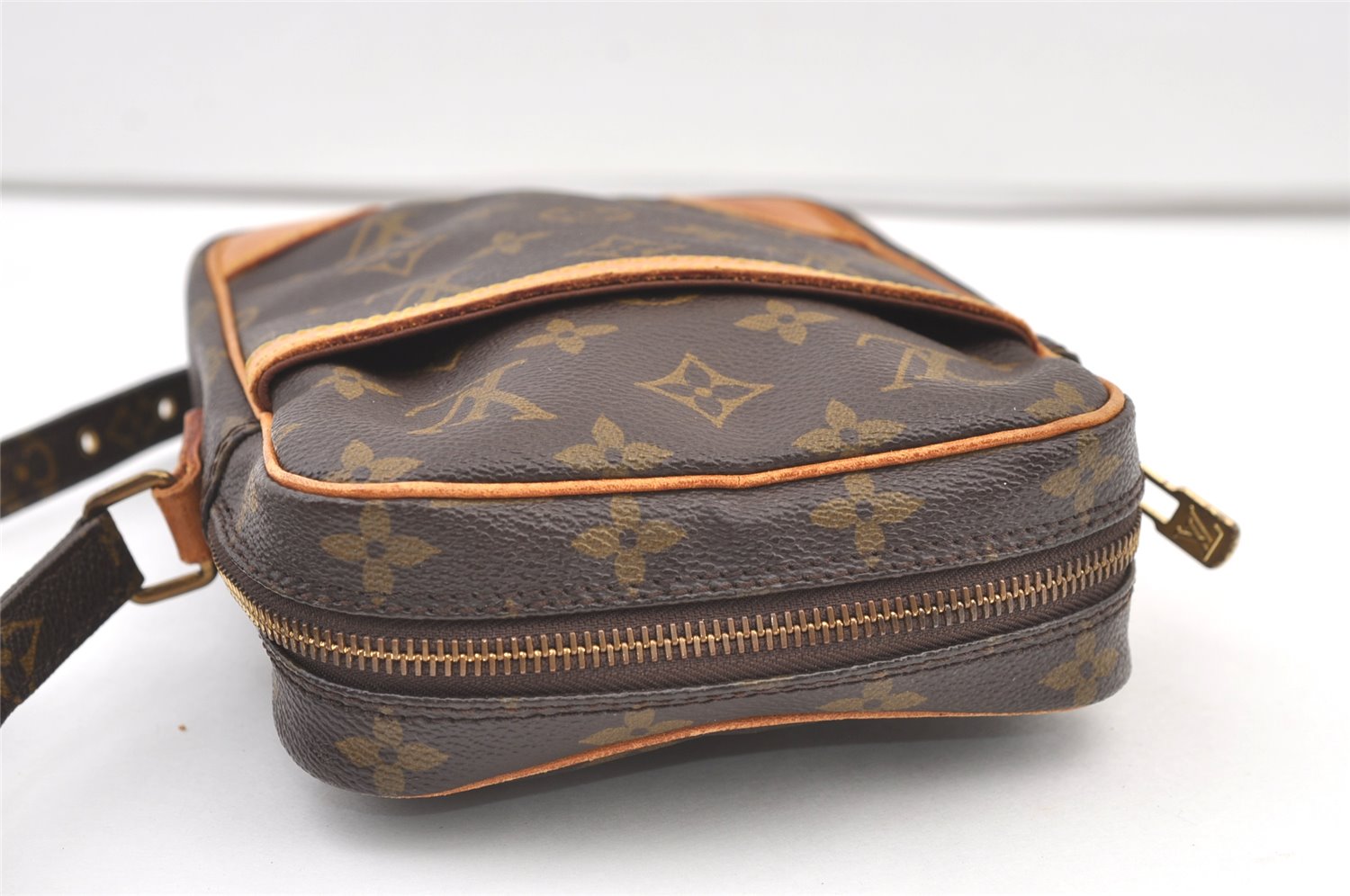 Authentic Louis Vuitton Monogram Danube Shoulder Cross Body Bag M45266 LV 1289K