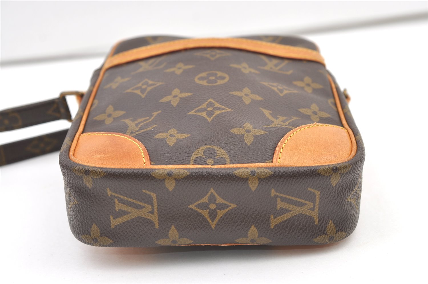 Authentic Louis Vuitton Monogram Danube Shoulder Cross Body Bag M45266 LV 1289K