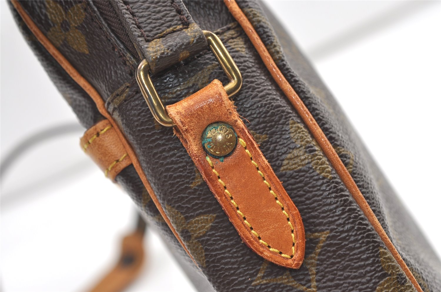 Authentic Louis Vuitton Monogram Danube Shoulder Cross Body Bag M45266 LV 1289K