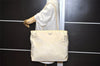 Authentic PRADA Vintage Nylon Tessuto Shoulder Tote Bag White 1290I