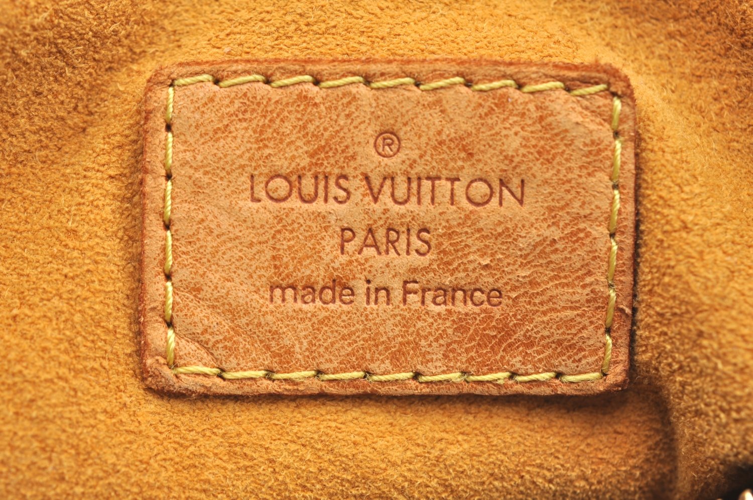 Auth Louis Vuitton Monogram Denim Baggy PM 2Way Shoulder Bag M95049 Blue 1291H