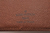 Authentic Louis Vuitton Monogram Porte Papier Zip Bifold Wallet M61207 LV 1292J