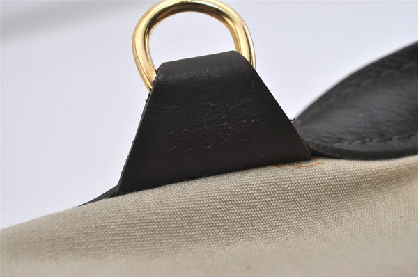 Auth Louis Vuitton Monogram Mini Josephine GM Hand Bag M92310 Khaki Beige 1294I