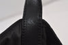 Authentic GUCCI Shoulder Hand Bag Purse GG Suede Leather 0013298 Black 1294K