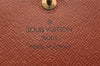 Auth Louis Vuitton Monogram Porte Monnaie Billets Tresor Wallet M61730 LV 1295J