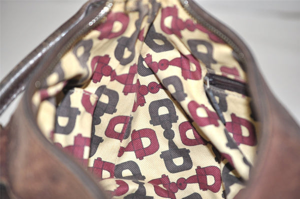 Authentic GUCCI Guccissima Abbey Shoulder Hand Bag GG Leather 190525 Brown 1295K