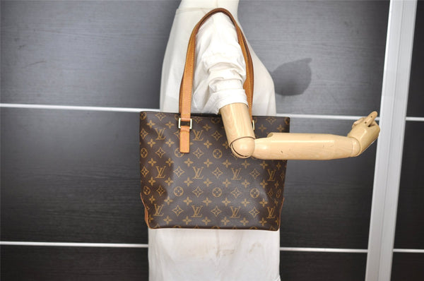 Authentic Louis Vuitton Monogram Cabas Piano Shoulder Tote Bag M51148 LV 1296I