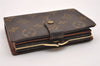 Auth Louis Vuitton Monogram Porte Monnaie Billets Viennois M61663 Wallet 1296J