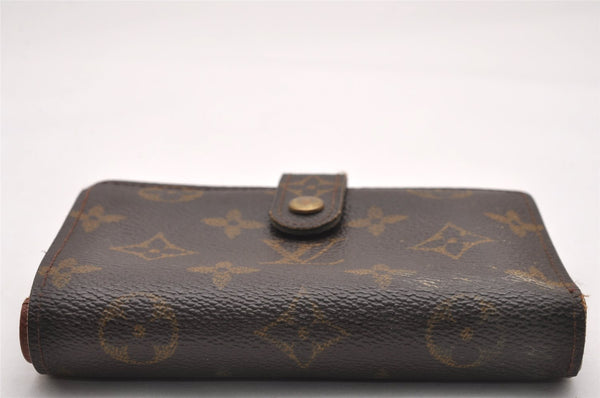 Auth Louis Vuitton Monogram Porte Monnaie Billets Viennois M61663 Wallet 1296J