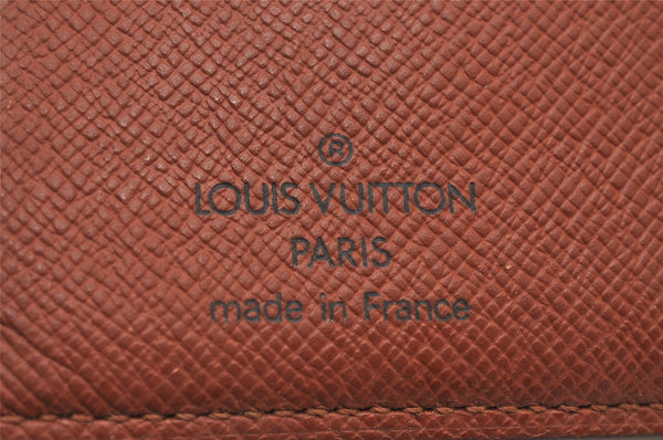 Auth Louis Vuitton Monogram Porte Monnaie Billets Viennois M61663 Wallet 1296J