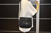 Authentic PRADA Nylon Leather Shoulder Cross Body Bag Purse Black 1297K