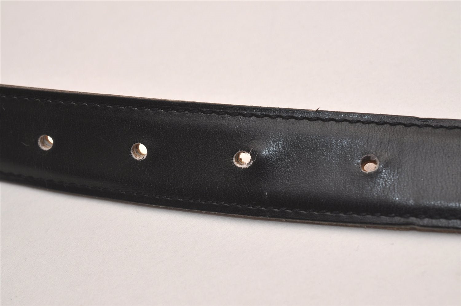 Authentic HERMES Constance Leather Belt Size 65cm 25.6